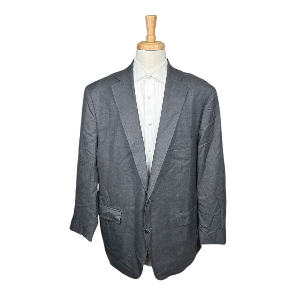 Suitsupply Light Gray Lazio Ariston Super 130s Wool Mens Sportcoat Size 52S